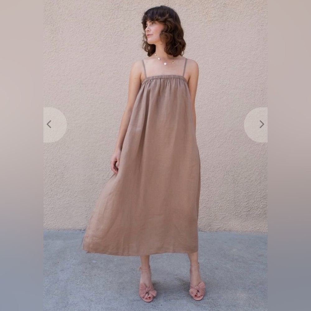 Filosofia Leah Dress in Wheat - size medium - Picture 5 of 12